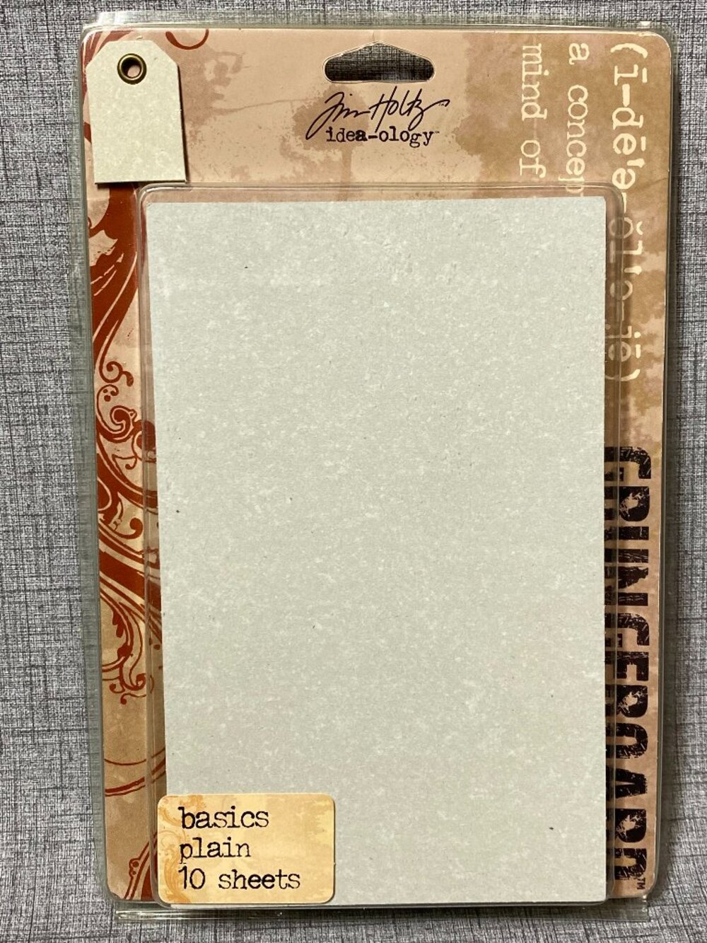 NEW Tim Holtz Idea-ology Grungeboard Basics Plain 10 Pack